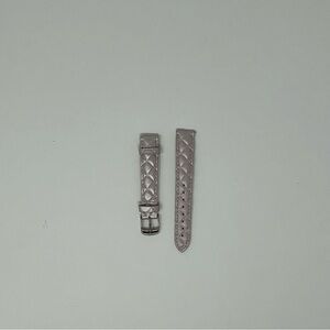 Michelle 16mm pearl pink leather w silver closure. w bag